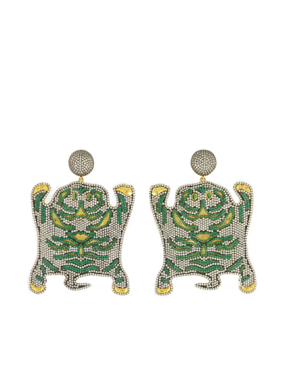 Серьги Bengal в форме тигра Begüm Khan, золотой
Серьги Bengal в форме тигра Begüm Khan, золотой