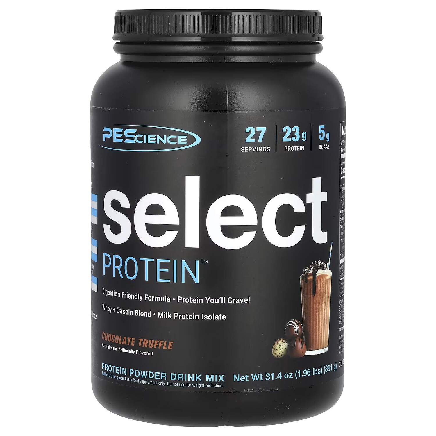 Порошковая смесь для питья Select Protein, шоколадный трюфель, 891 г (1,96 фунта) Pescience
Порошковая смесь для питья Select Protein, шоколадный трюфель, 891 г (1,96 фунта) Pescience
