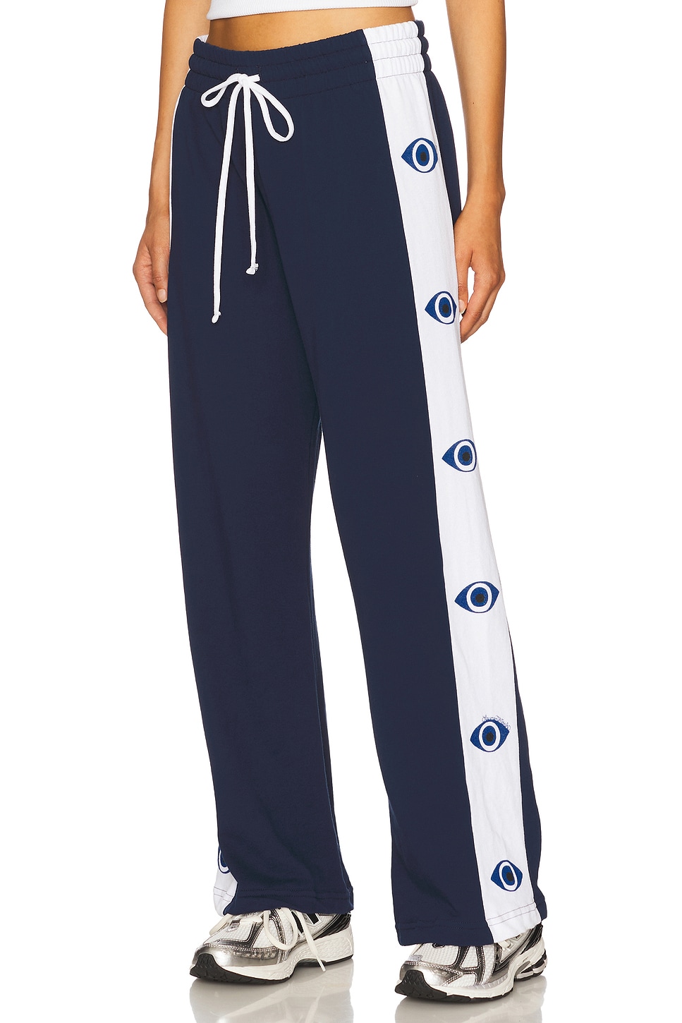 Destri брюки в полоску с рисунком злого глаза Lauren Moshi, astral navy & white
Destri брюки в полоску с рисунком злого глаза Lauren Moshi, astral navy & white