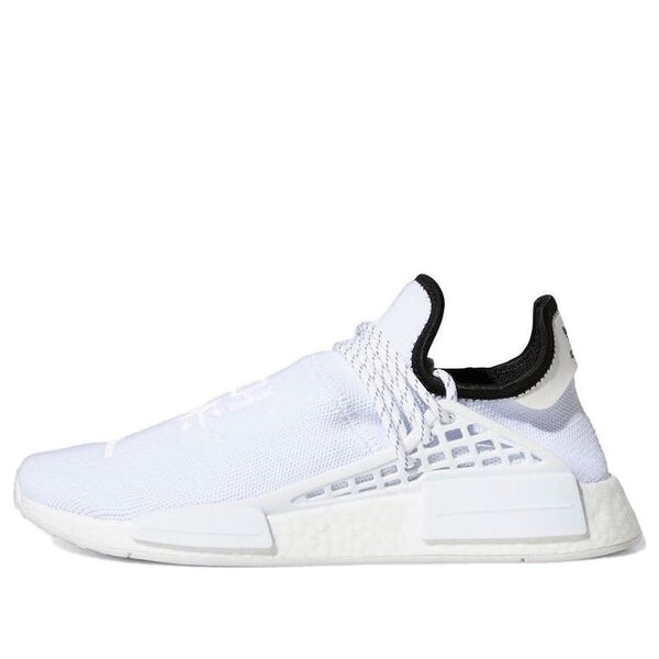 Кроссовки x pharrell nmd hu Adidas, белый 
Кроссовки x pharrell nmd hu Adidas, белый