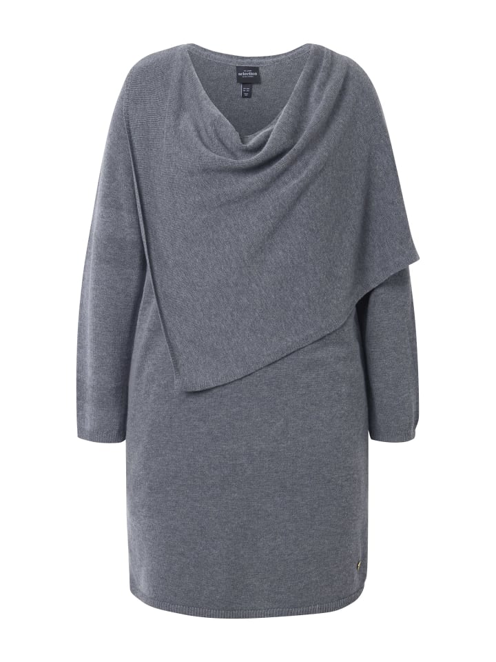 Платье миди в цвете средне-серый меланж Ulla Popken
Платье миди в цвете средне-серый меланж Ulla Popken