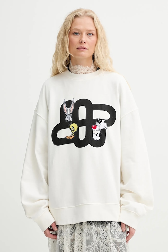 Хлопковая толстовка LINKI Munthe, белый 
Хлопковая толстовка LINKI Munthe, белый