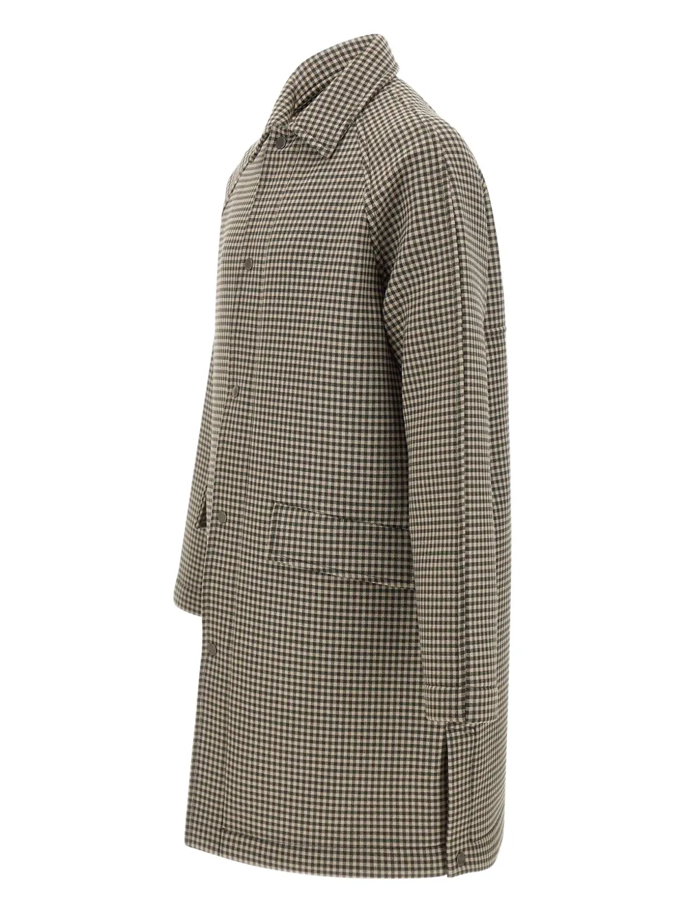 Пальто с рубашечным воротником и мелкую клетку Paolo Pecora, коричневый
Пальто с рубашечным воротником и мелкую клетку Paolo Pecora, коричневый