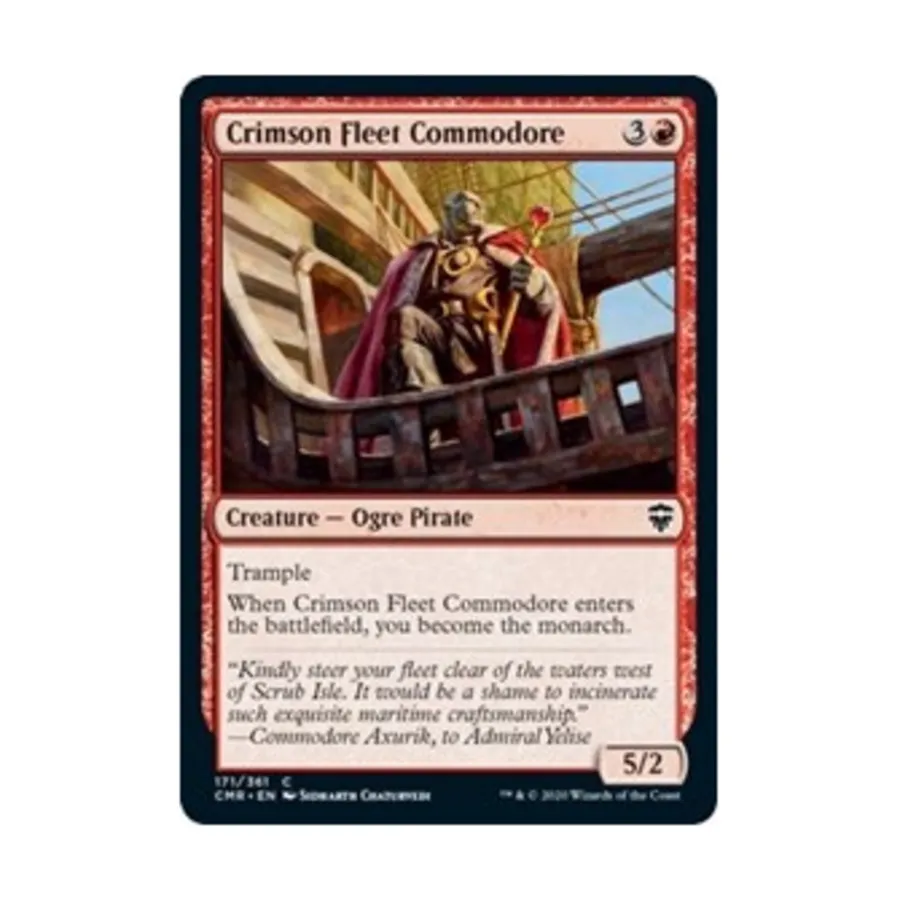 CCG Коммодор Багрового флота (К), MTG - Commander Legends
CCG Коммодор Багрового флота (К), MTG - Commander Legends