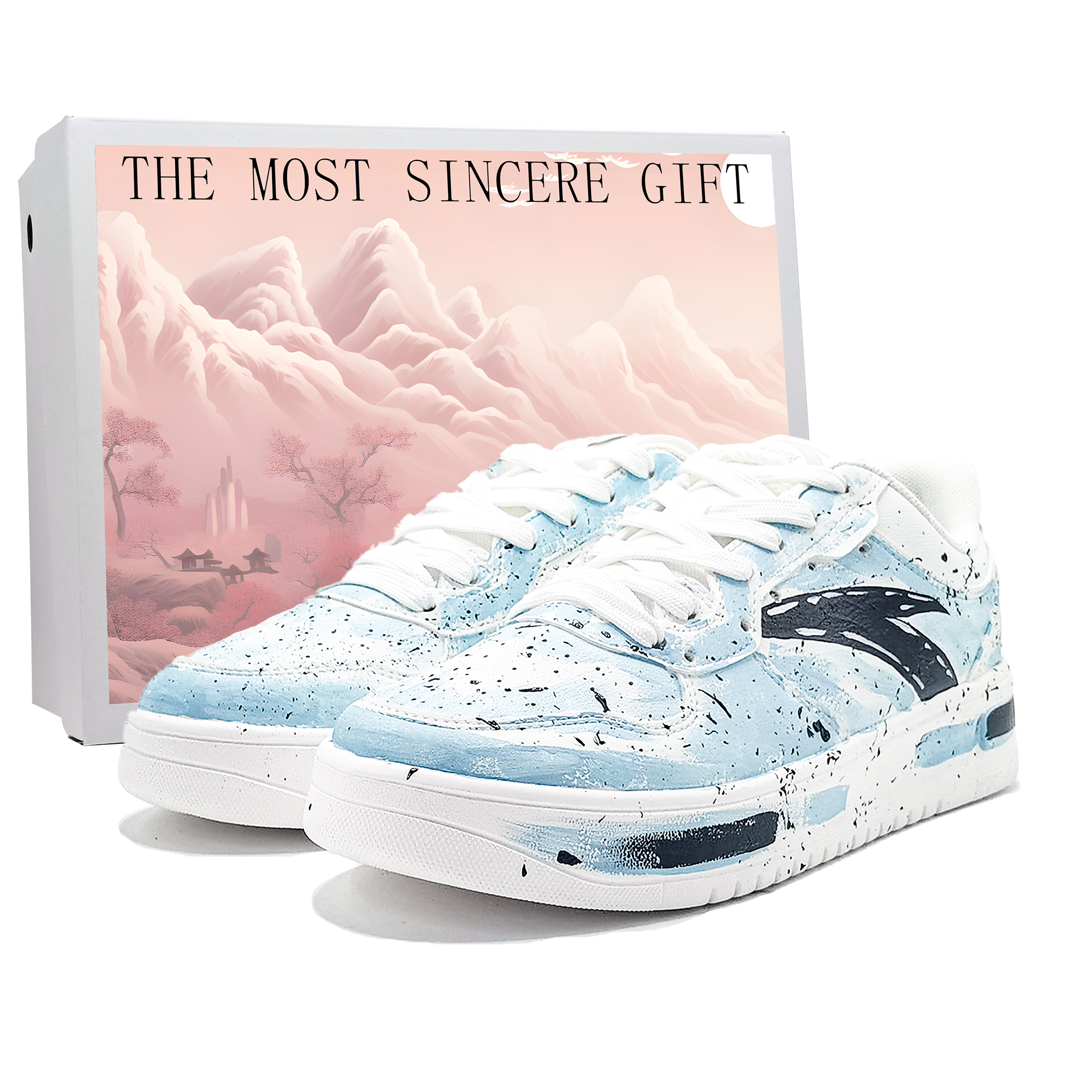 ANTA Комфортные противоскользящие амортизирующие низкие кроссовки для скейтбординга, мужские, белые, синие
ANTA Комфортные противоскользящие амортизирующие низкие кроссовки для скейтбординга, мужские, белые, синие