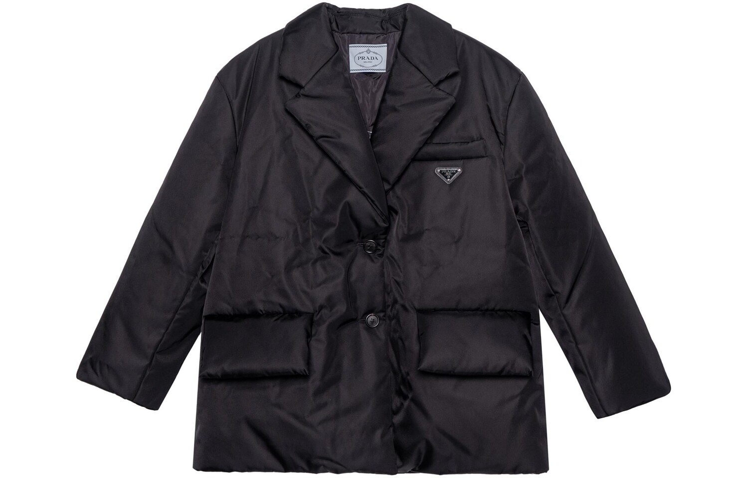 Пуховик женский Prada с ремешком, черный
Пуховик женский Prada с ремешком, черный