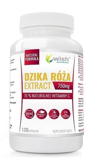 Дикая Роза 750 мг - натуральный витамин С, 120 растительных капсул Wish Pharmaceutical
Дикая Роза 750 мг - натуральный витамин С, 120 растительных капсул Wish Pharmaceutical