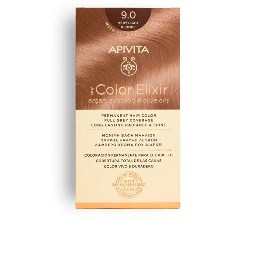 Краска для волос My color elixir coloración permanente Apivita, цвет 9.0, 1 шт.
Краска для волос My color elixir coloración permanente Apivita, цвет 9.0, 1 шт.