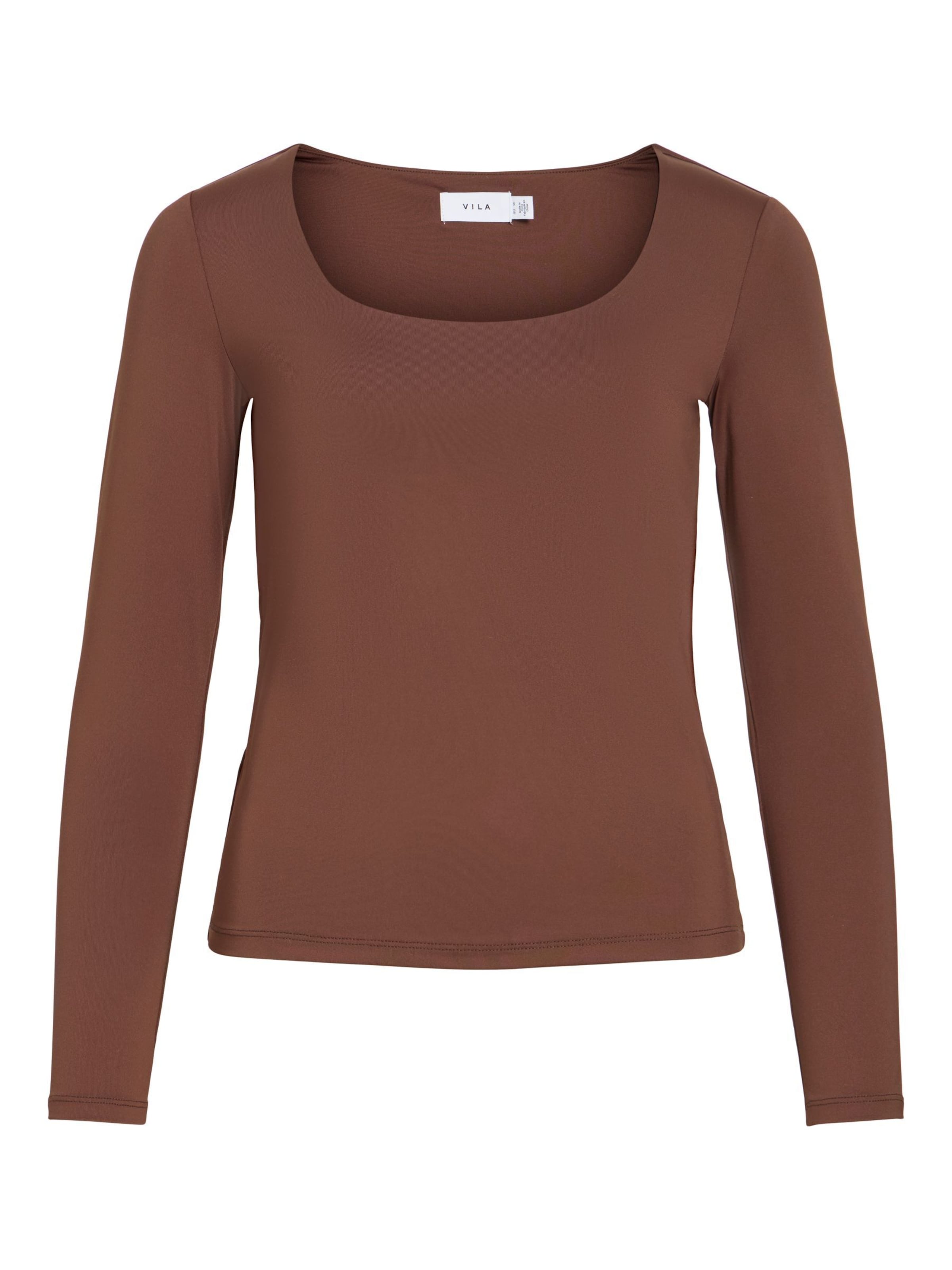 VILA Лонгслив 'VIKenza' в коричневом цвете
VILA Лонгслив 'VIKenza' в коричневом цвете