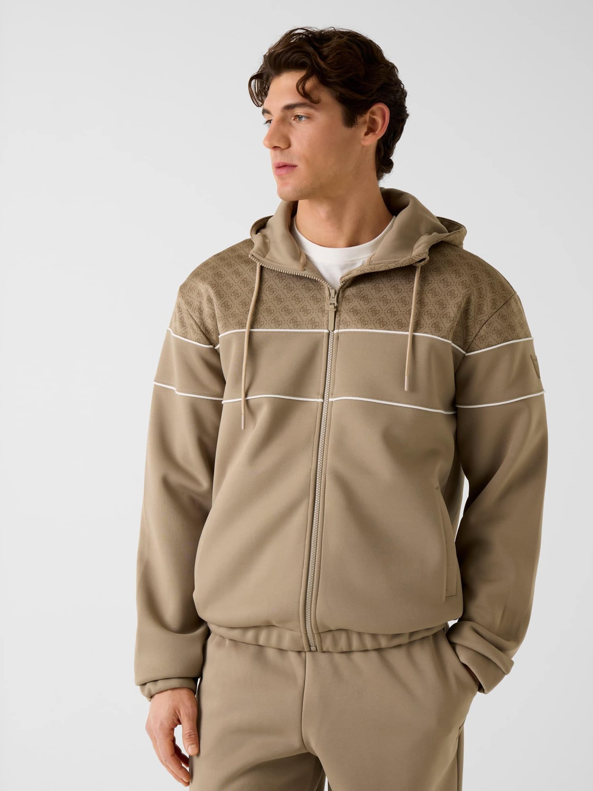 GUESS Худи на молнии в бежевом цвете, Бежевый, GUESS Худи на молнии в бежевом цвете
GUESS Худи на молнии в бежевом цвете, Бежевый, GUESS Худи на молнии в бежевом цвете