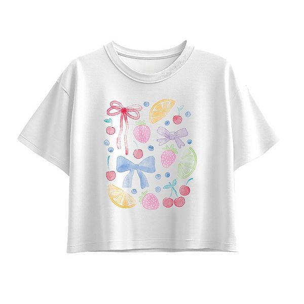 Детская футболка с принтом в виде фруктов и бантов Licensed Character
Детская футболка с принтом в виде фруктов и бантов Licensed Character