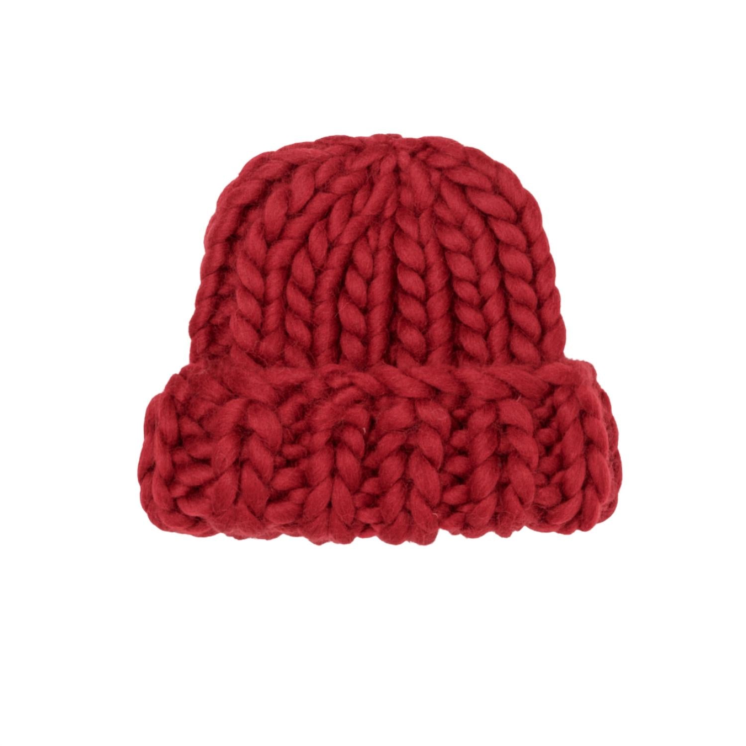 Вязаная шапка-часы красного цвета красныйone, красный
Вязаная шапка-часы красного цвета красныйone, красный