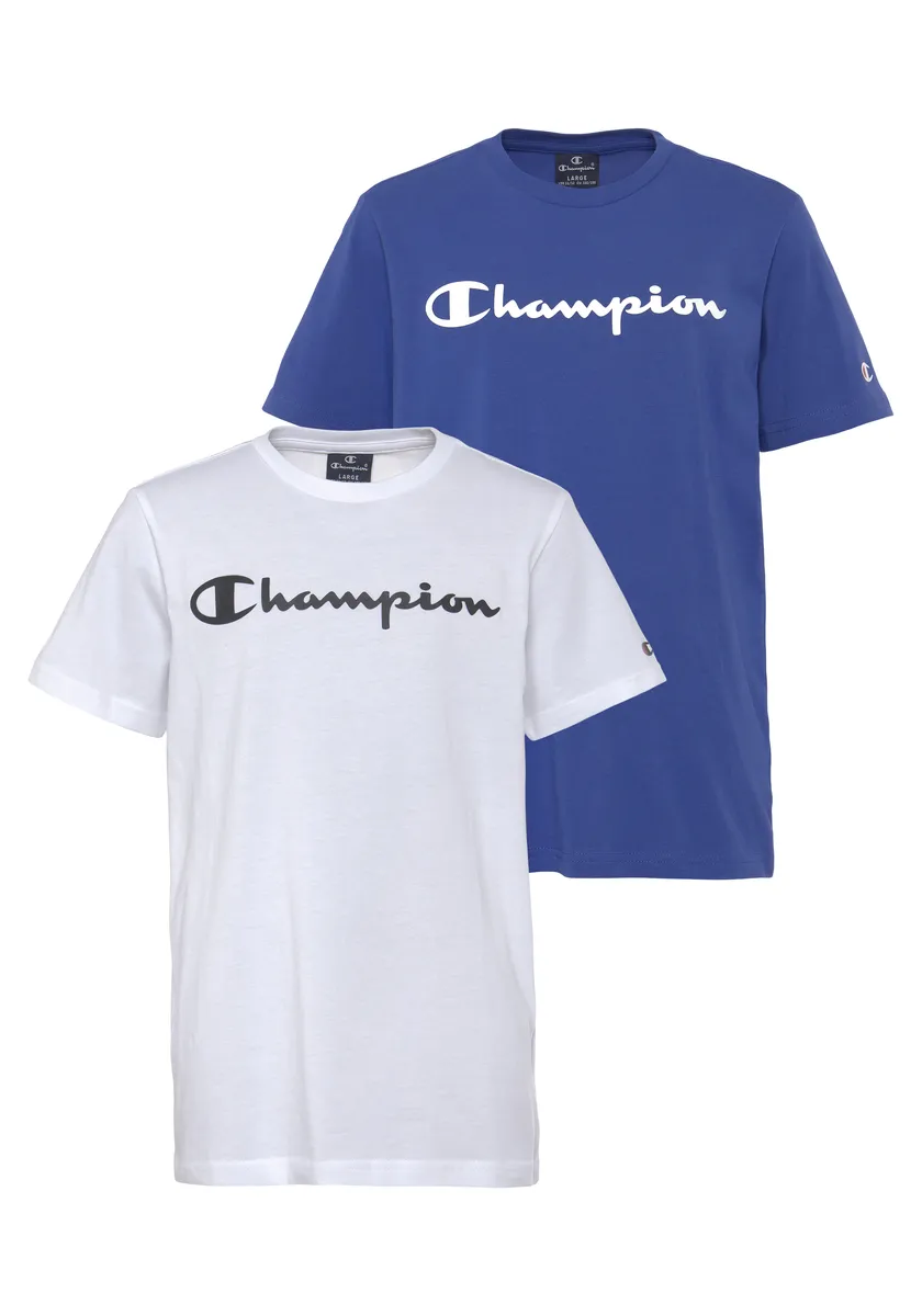 Футболка Champion "2Pack футболок с круглым вырезом - для детей", белый
Футболка Champion "2Pack футболок с круглым вырезом - для детей", белый