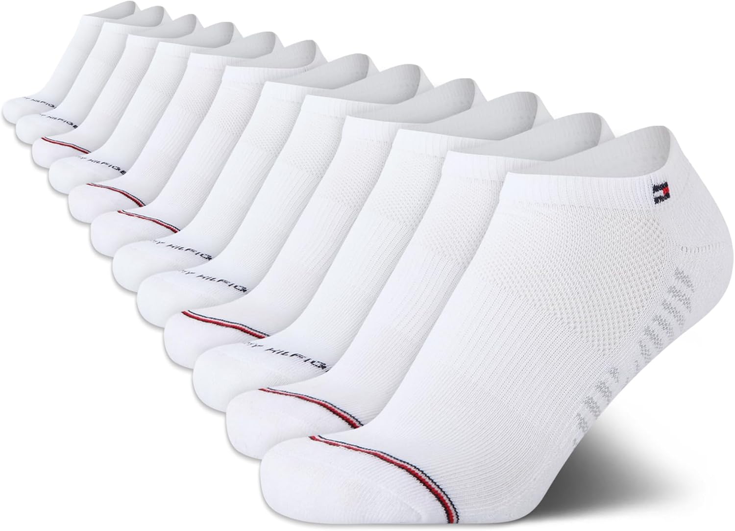 Женские носки Tommy Hilfiger - 12 пар мягких спортивных носков с низкой посадкой для женщин (размер: 4-10), Premium White
Женские носки Tommy Hilfiger - 12 пар мягких спортивных носков с низкой посадкой для женщин (размер: 4-10), Premium White