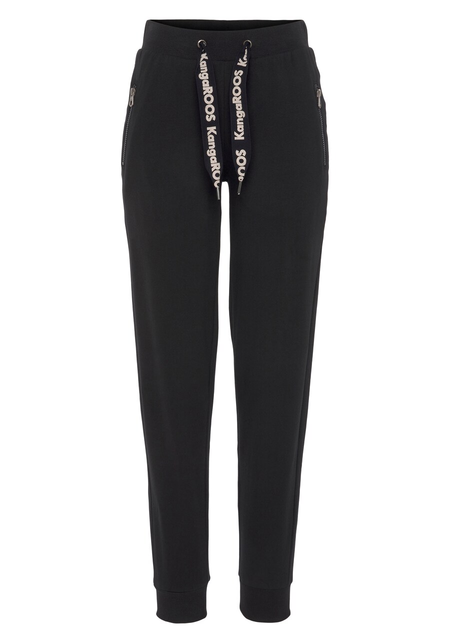 Зауженные брюки KangaROOS, черный
Зауженные брюки KangaROOS, черный