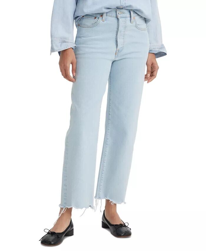 Женские прямые джинсы до щиколотки с ультравысокой посадкой Levi's, синий
Женские прямые джинсы до щиколотки с ультравысокой посадкой Levi's, синий