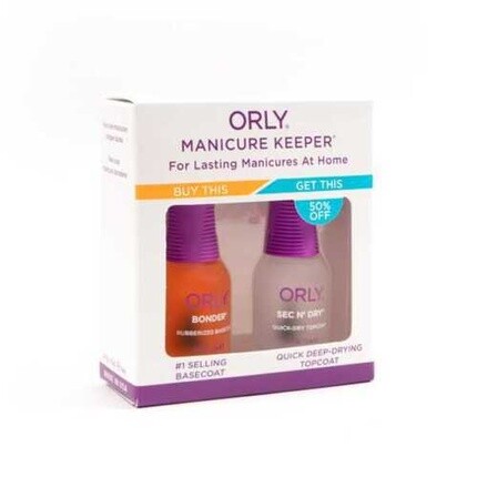 Набор ORLY Manicure Keeper Duo Kit 11 мл Bonder и 11 мл Sec N Dry
Набор ORLY Manicure Keeper Duo Kit 11 мл Bonder и 11 мл Sec N Dry