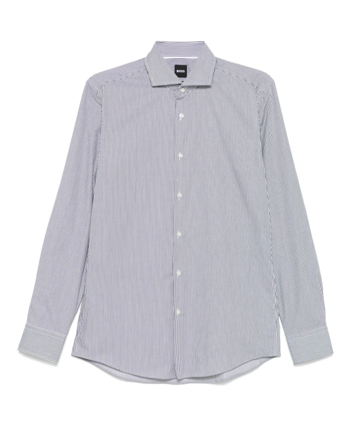 Приталенная полосатая рубашка Hugo, черный
Приталенная полосатая рубашка Hugo, черный