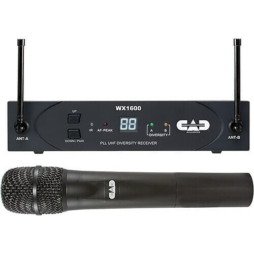 Беспроводная система CAD StagePass WX1600 Wireless Handheld Microphone - F Band (638-662 MHz)
Беспроводная система CAD StagePass WX1600 Wireless Handheld Microphone - F Band (638-662 MHz)