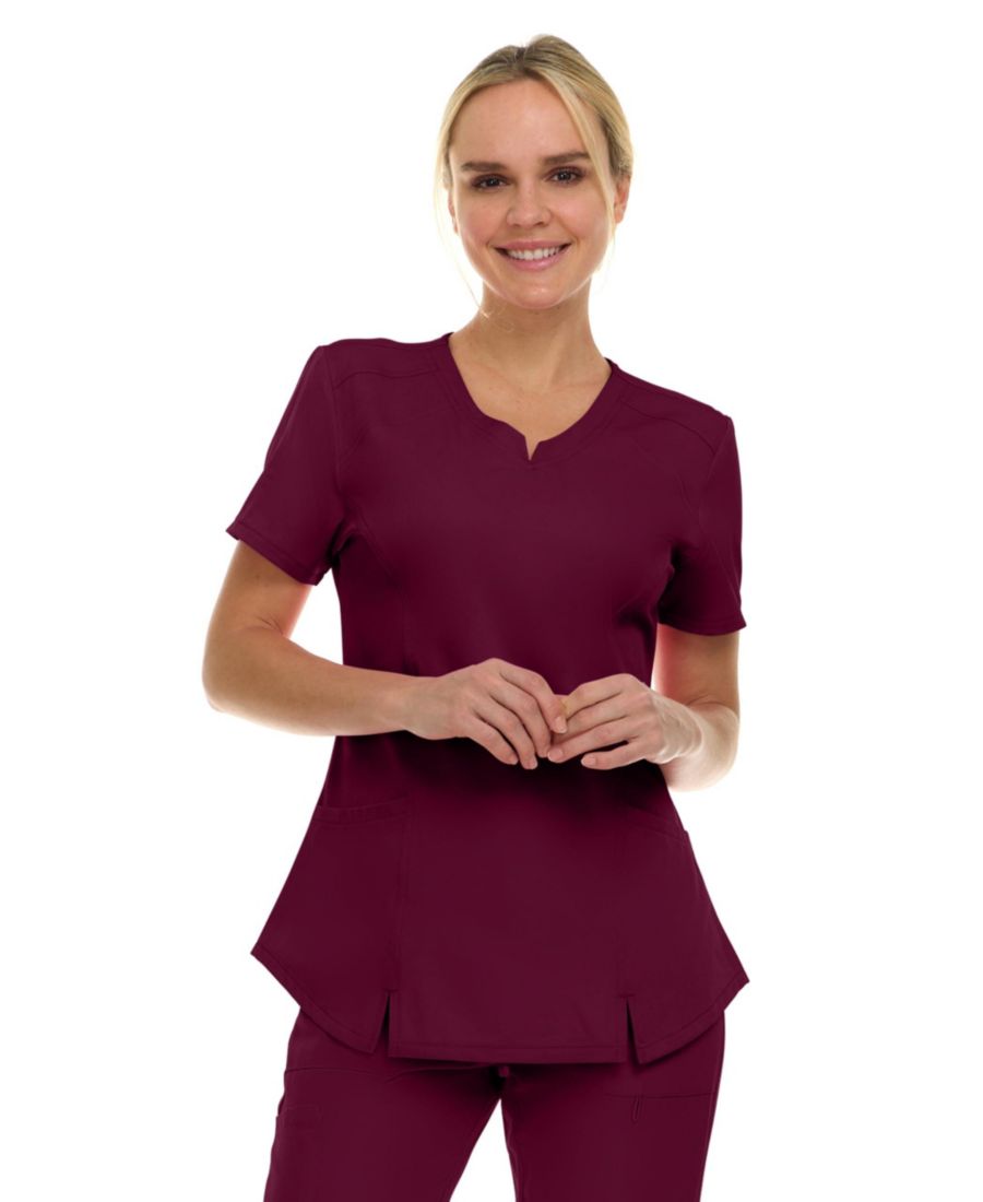 Женская медицинская рубашка с V-образным вырезом и двумя карманами, эластичная ткань, не требующая особого ухода, цвет жевательная резинка, размер L Medichic, Wine
Женская медицинская рубашка с V-образным вырезом и двумя карманами, эластичная ткань, не требующая особого ухода, цвет жевательная резинка, размер L Medichic, Wine