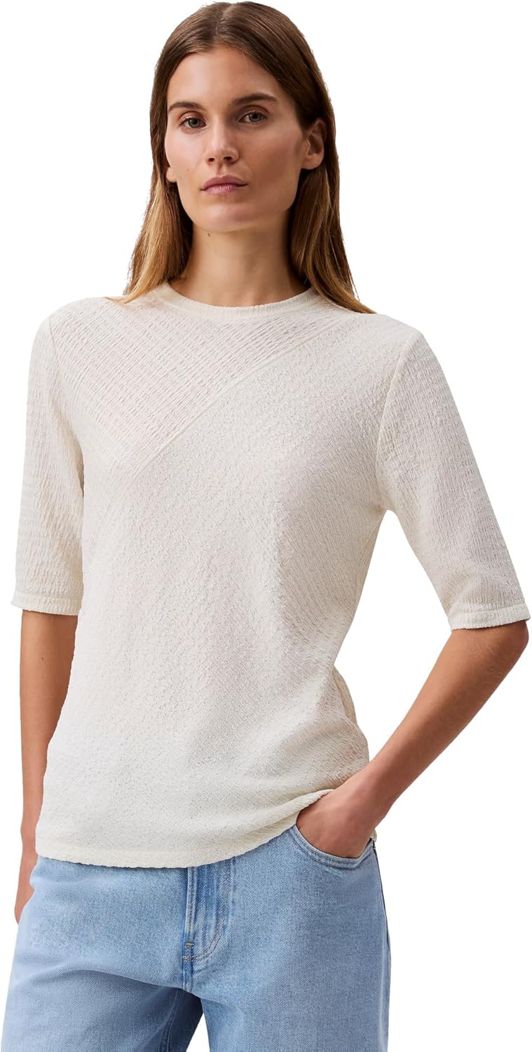 Женский текстурированный трикотажный топ Calvin Klein Jeans с рукавами 3/4, Beige
Женский текстурированный трикотажный топ Calvin Klein Jeans с рукавами 3/4, Beige