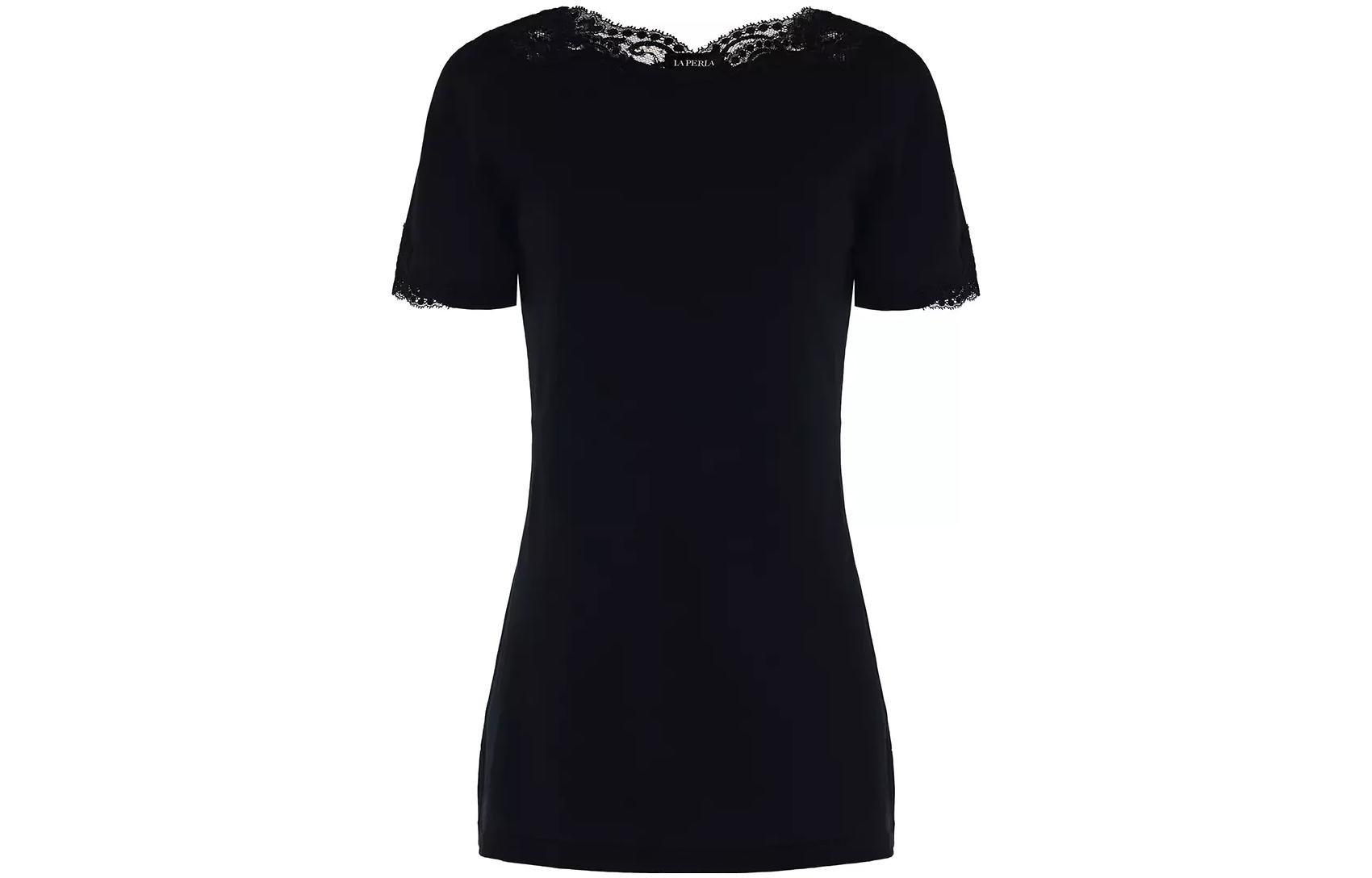 Lace trim Pajama Top La Perla, черный
Lace trim Pajama Top La Perla, черный