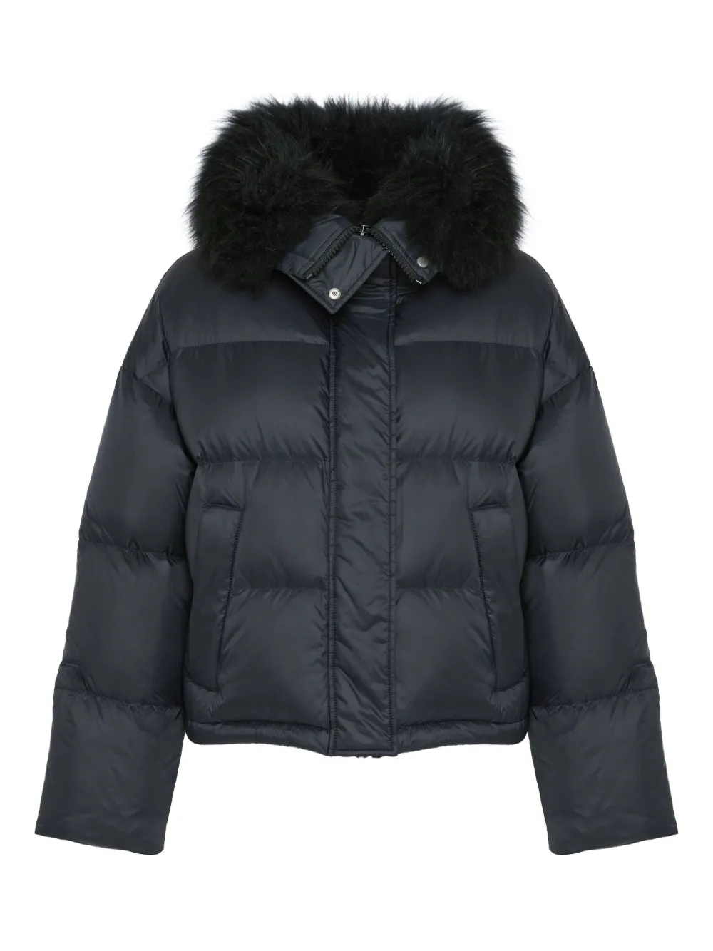Пуховик с отделкой из ягненка YVES SALOMON, черный
Пуховик с отделкой из ягненка YVES SALOMON, черный