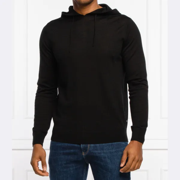 Шерстяной свитер обычного кроя Emporio Armani, черный
Шерстяной свитер обычного кроя Emporio Armani, черный