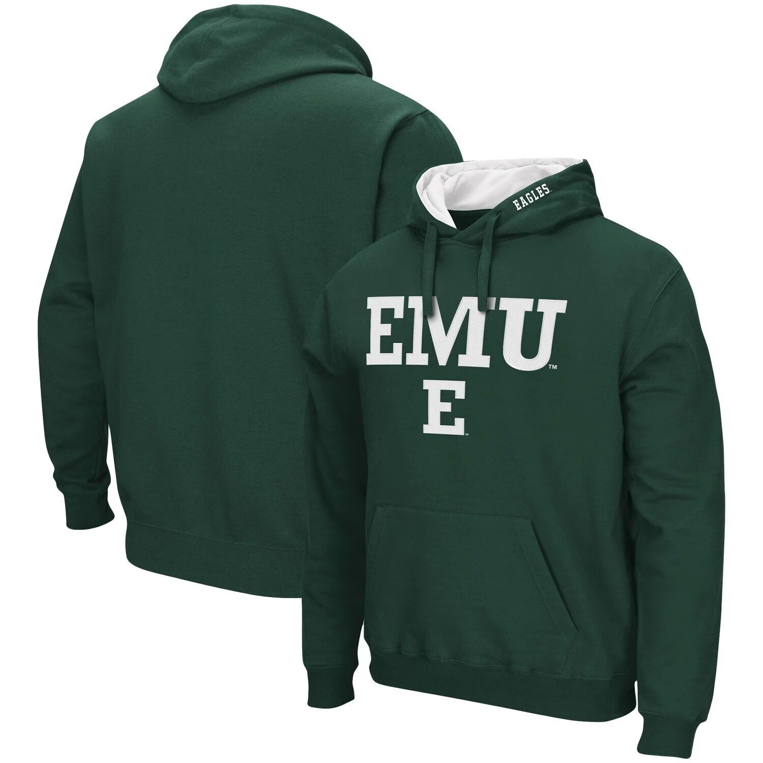 Мужской зеленый пуловер с капюшоном Eastern Michigan Eagles Arch и логотипом Colosseum
Мужской зеленый пуловер с капюшоном Eastern Michigan Eagles Arch и логотипом Colosseum
