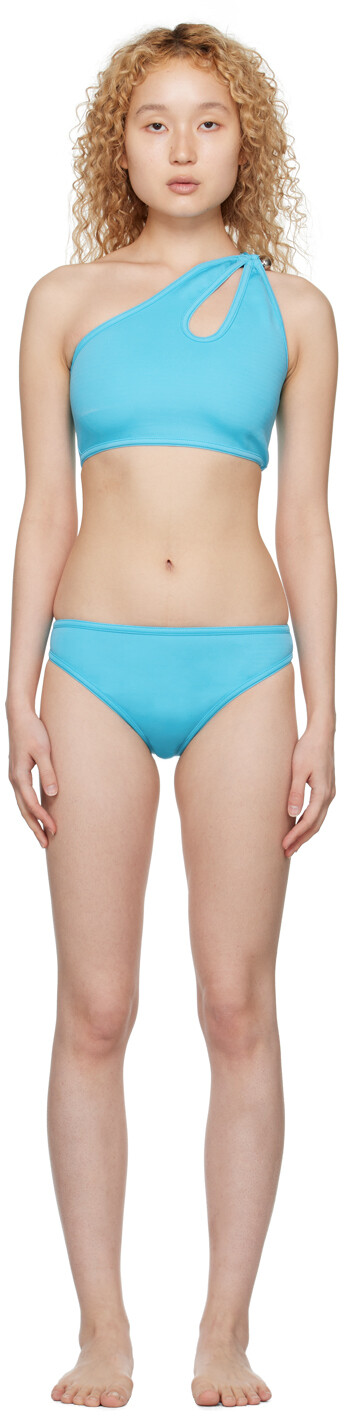 Синий бикини с вырезом Bottega Veneta
Синий бикини с вырезом Bottega Veneta