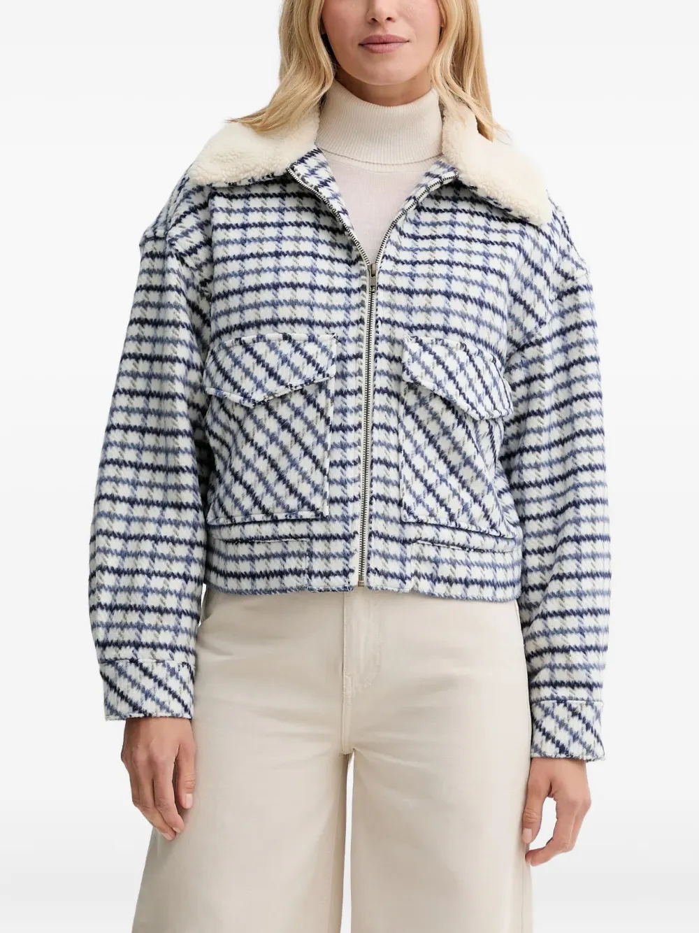 Куртка из искусственного меха в клетку в стиле 90-х Levi'S, синий
Куртка из искусственного меха в клетку в стиле 90-х Levi'S, синий