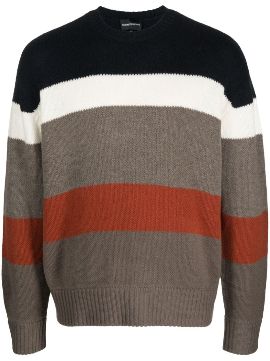 Emporio Armani джемпер вязки интарсия в полоску, синий
Emporio Armani джемпер вязки интарсия в полоску, синий