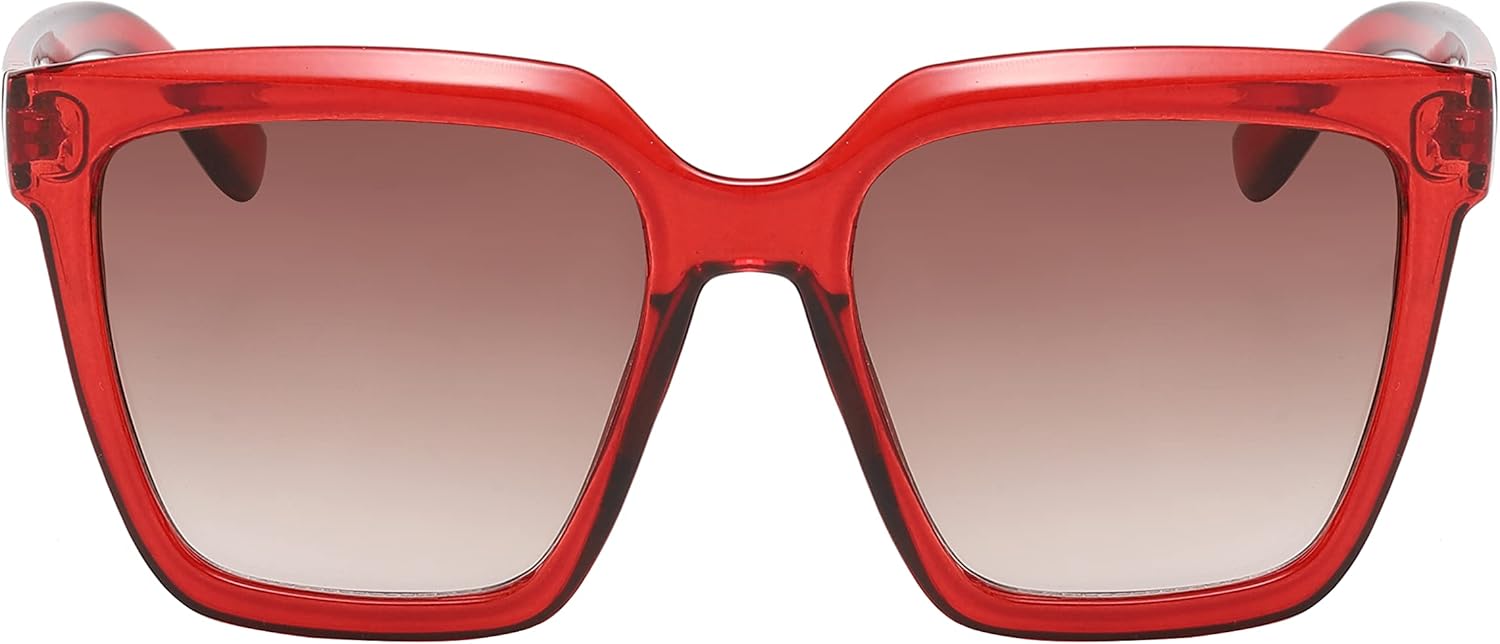 Винтажные квадратные солнцезащитные очки OWL увеличенного размера для мужчин и женщин - оправа с роговым рисунком, защитные линзы, толстый пластик, стиль "кошачий глаз", Red
Винтажные квадратные солнцезащитные очки OWL увеличенного размера для мужчин и женщин - оправа с роговым рисунком, защитные линзы, толстый пластик, стиль "кошачий глаз", Red