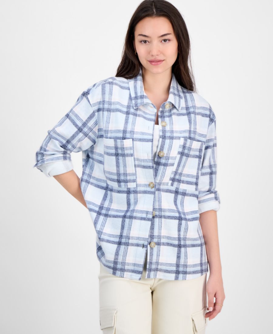Детская клетчатая куртка-рубашка на пуговицах Just Polly, Baby Blue Plaid
Детская клетчатая куртка-рубашка на пуговицах Just Polly, Baby Blue Plaid