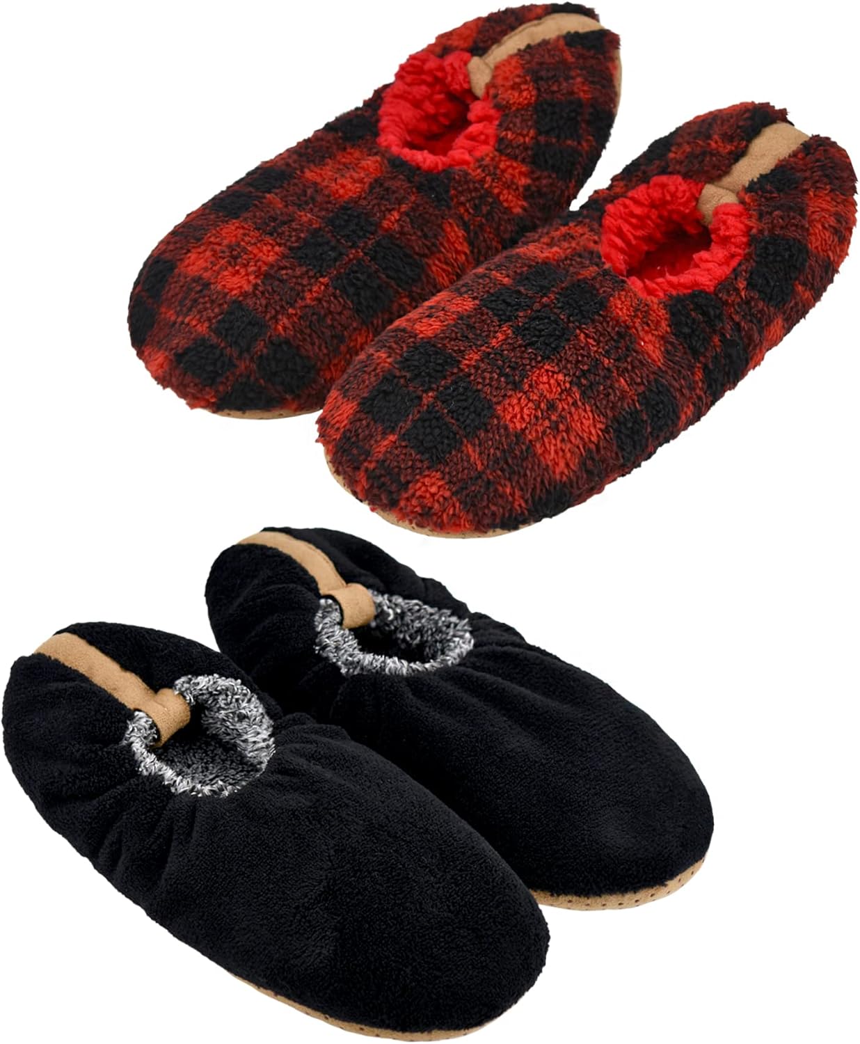 Мужские носки-тапочки DICUIRD с нескользящей подошвой, теплые домашние носки с захватами для мужчин, пушистые вязаные тапочки, красный
Мужские носки-тапочки DICUIRD с нескользящей подошвой, теплые домашние носки с захватами для мужчин, пушистые вязаные тапочки, красный