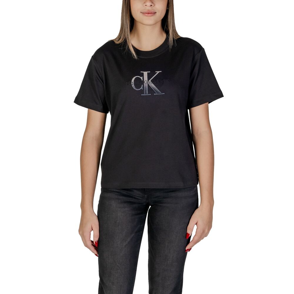 Черные хлопковые топ и футболка Calvin Klein Jeans 
Черные хлопковые топ и футболка Calvin Klein Jeans