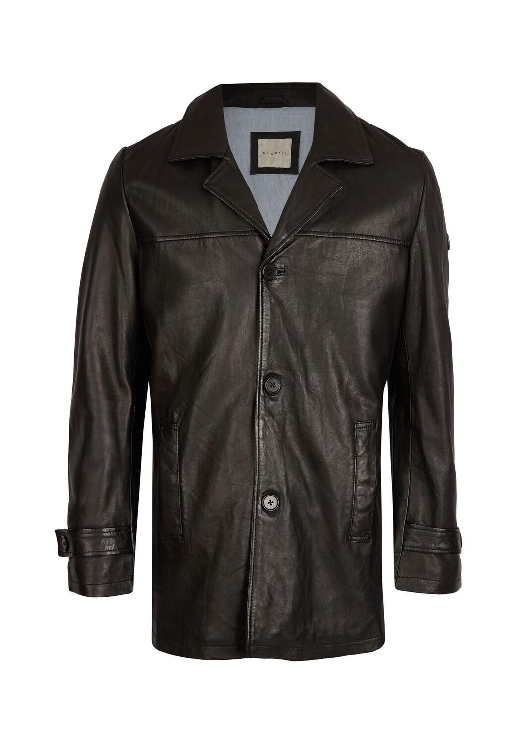 Paolo кожаное короткое пальто bugatti, черный
Paolo кожаное короткое пальто bugatti, черный