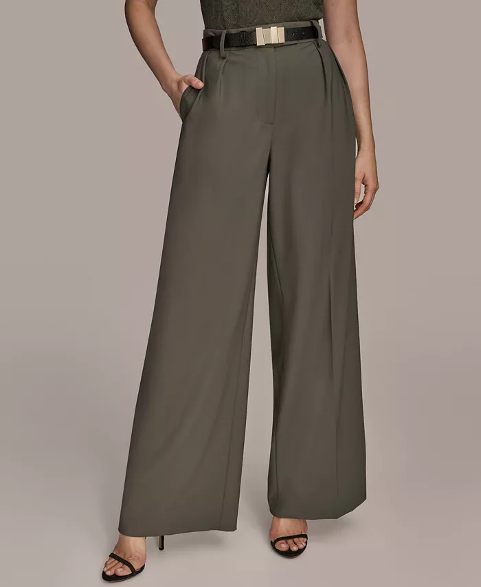 Женские брюки City Bi-Stretch с плиссировкой и широкими штанинами Donna Karan New York, серый
Женские брюки City Bi-Stretch с плиссировкой и широкими штанинами Donna Karan New York, серый