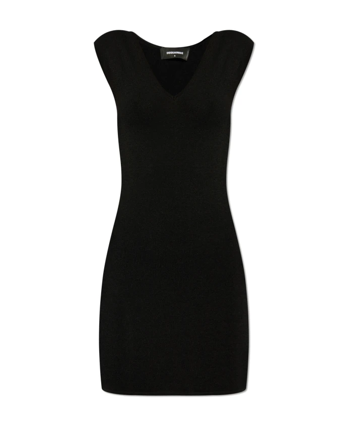 Платье с V-образным вырезом Dsquared2, черный
Платье с V-образным вырезом Dsquared2, черный