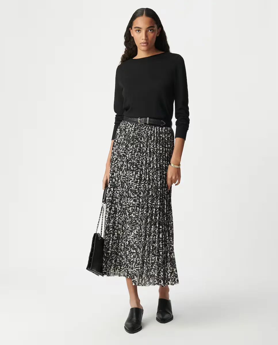 Плиссированная юбка миди IKKS, черный
Плиссированная юбка миди IKKS, черный