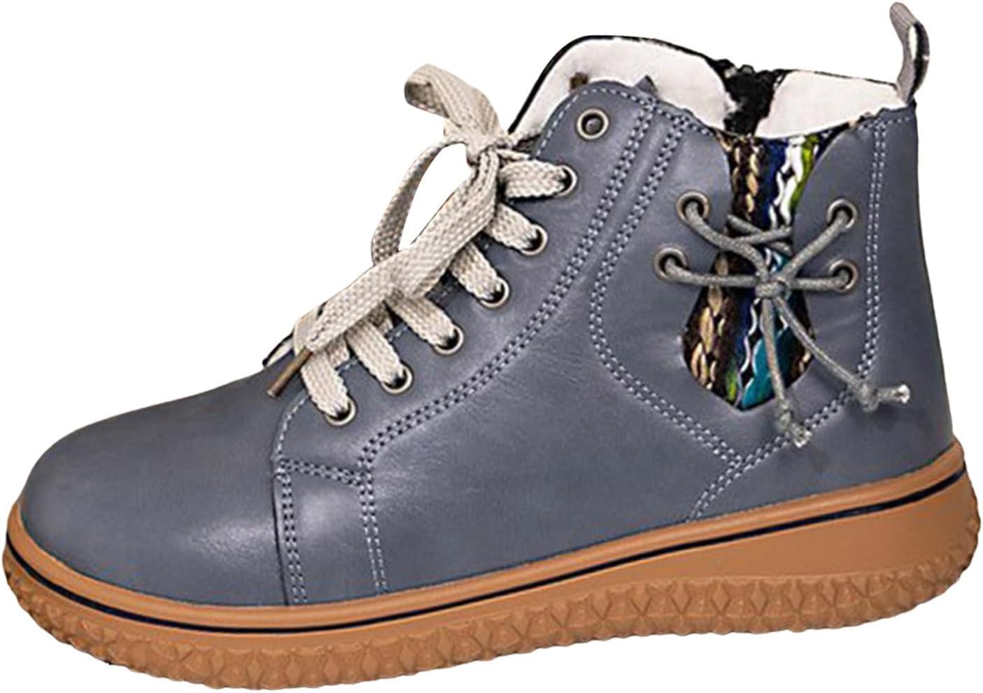 Женские кожаные ботильоны на шнуровке с меховой подкладкой, противоскользящие, с круглым носком, платформой, боевые ботинки, удобная поддержка стопы, боковая молния, плоские кроссовки Baxtayel, синий
Женские кожаные ботильоны на шнуровке с меховой подкладкой, противоскользящие, с круглым носком, платформой, боевые ботинки, удобная поддержка стопы, боковая молния, плоские кроссовки Baxtayel, синий