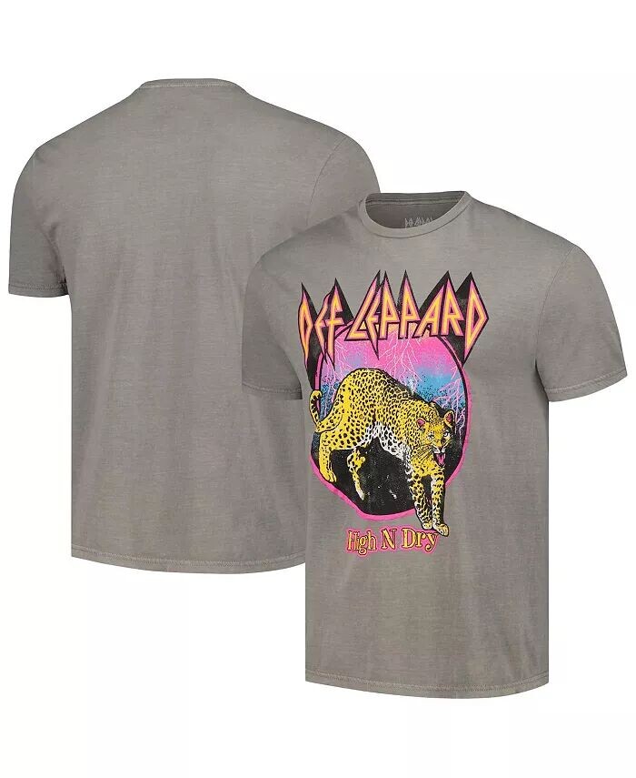 Футболка мужская темно-серого цвета с потертостями Def Leppard High N' Dry Washed Graphic Philcos
Футболка мужская темно-серого цвета с потертостями Def Leppard High N' Dry Washed Graphic Philcos