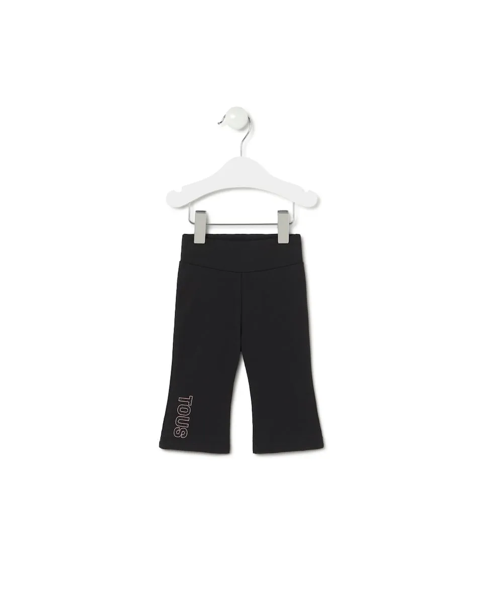 Брюки-лосины для малышей с расклешенными штанинами и логотипом TOUS Tous, черный
Брюки-лосины для малышей с расклешенными штанинами и логотипом TOUS Tous, черный