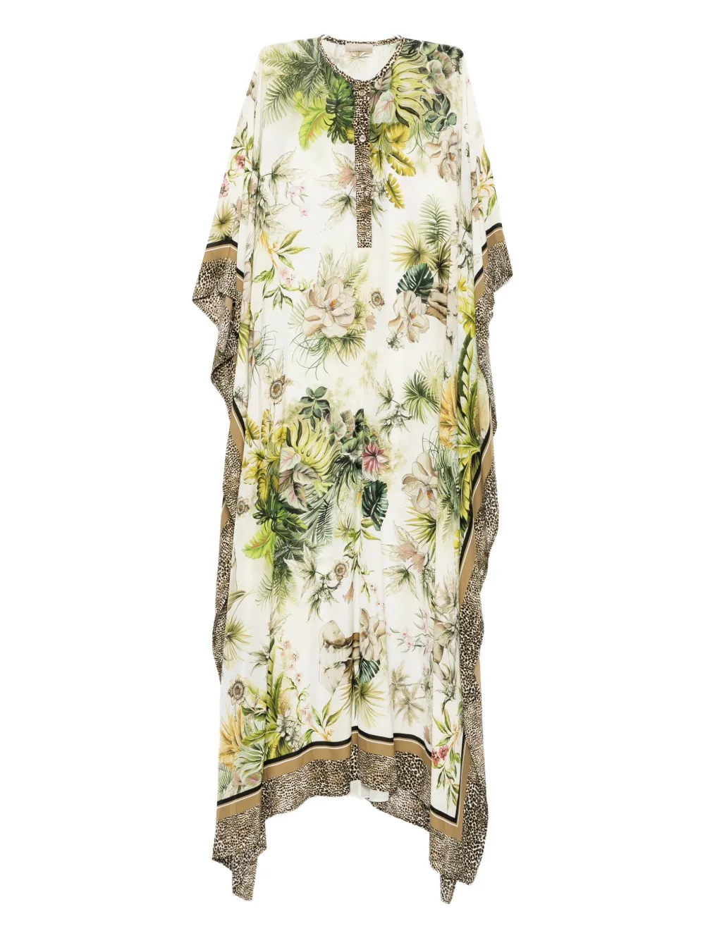 Шифоновый кафтан с принтом саванна Elie Saab, зеленый
Шифоновый кафтан с принтом саванна Elie Saab, зеленый