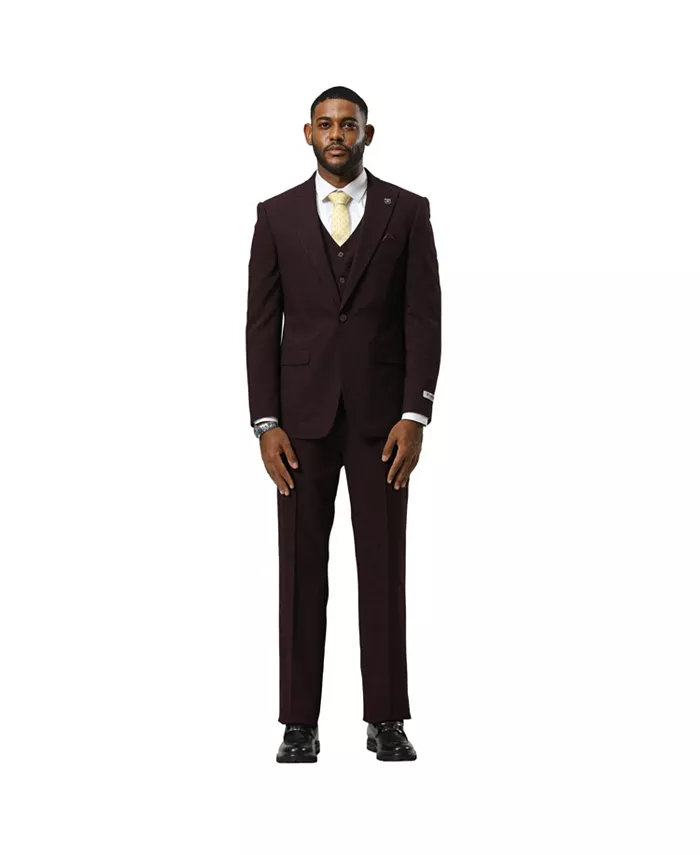 Большой и высокий 3-предметный костюм с жакетом в пейсли, жилетом и брюками классического кроя с острыми лацканами Stacy Adams, красный
Большой и высокий 3-предметный костюм с жакетом в пейсли, жилетом и брюками классического кроя с острыми лацканами Stacy Adams, красный