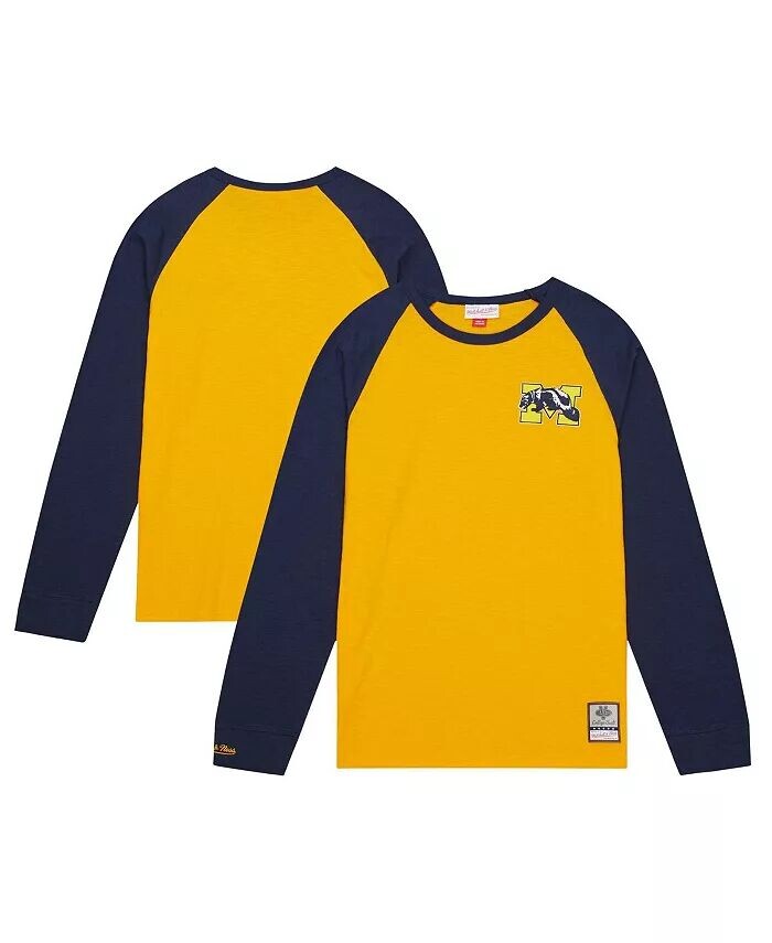 Футболка мужская Maize Michigan Wolverines Legendary Slub Raglan с длинным рукавом Mitchell & Ness
Футболка мужская Maize Michigan Wolverines Legendary Slub Raglan с длинным рукавом Mitchell & Ness