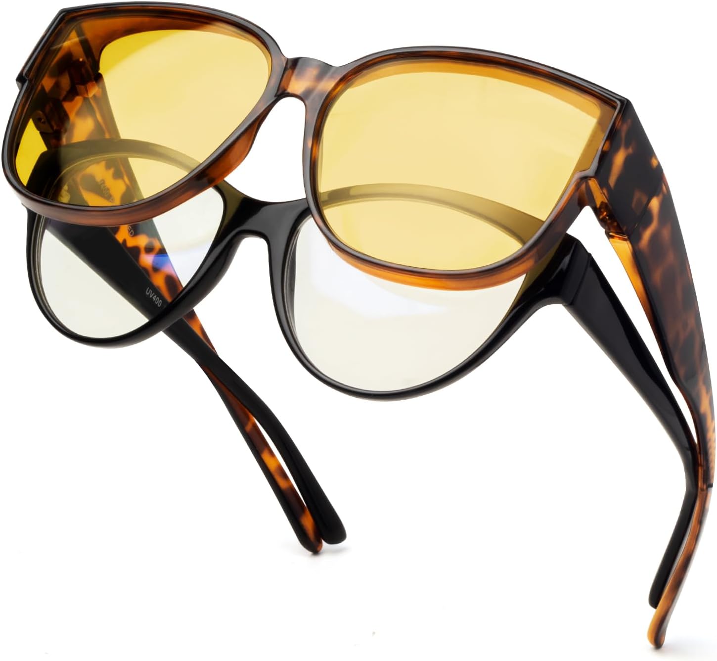 Солнцезащитные очки с поляризованным покрытием, надеваемые поверх обычных очков, женские солнцезащитные очки с защитой от УФ-излучения, легкие Face Shadow, XL Brown Leopard Frame / Night Vision Yellow Lens
Солнцезащитные очки с поляризованным покрытием, надеваемые поверх обычных очков, женские солнцезащитные очки с защитой от УФ-излучения, легкие Face Shadow, XL Brown Leopard Frame / Night Vision Yellow Lens