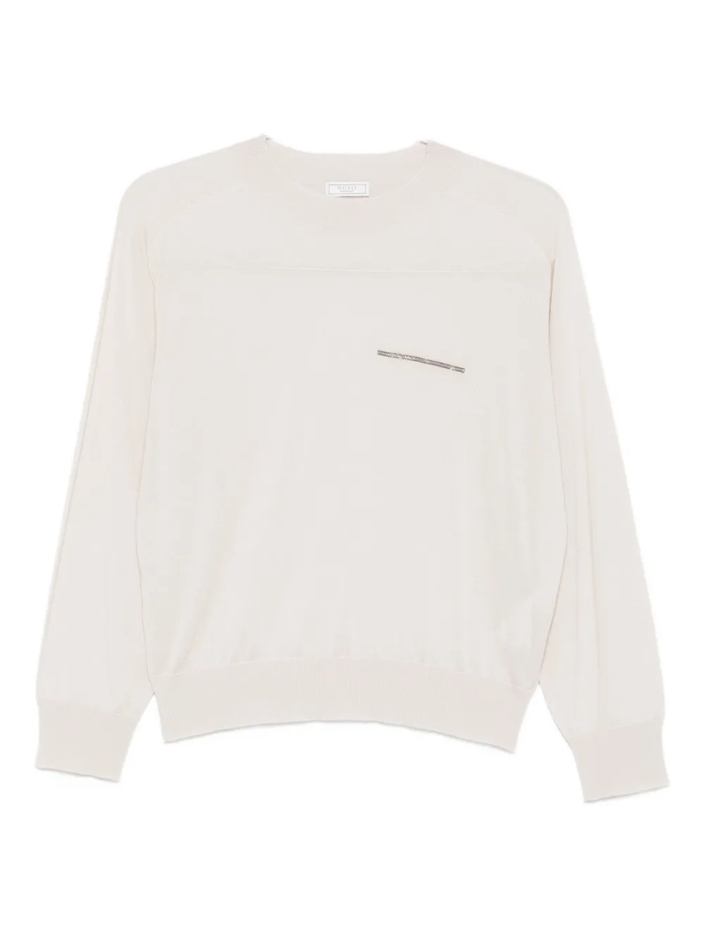 Украшенный свитер с круглым вырезом Peserico, нейтральный
Украшенный свитер с круглым вырезом Peserico, нейтральный