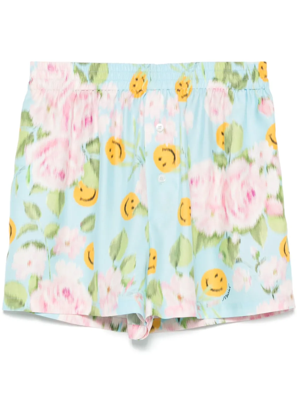 Шорты с цветочным принтом Moschino, синий
Шорты с цветочным принтом Moschino, синий