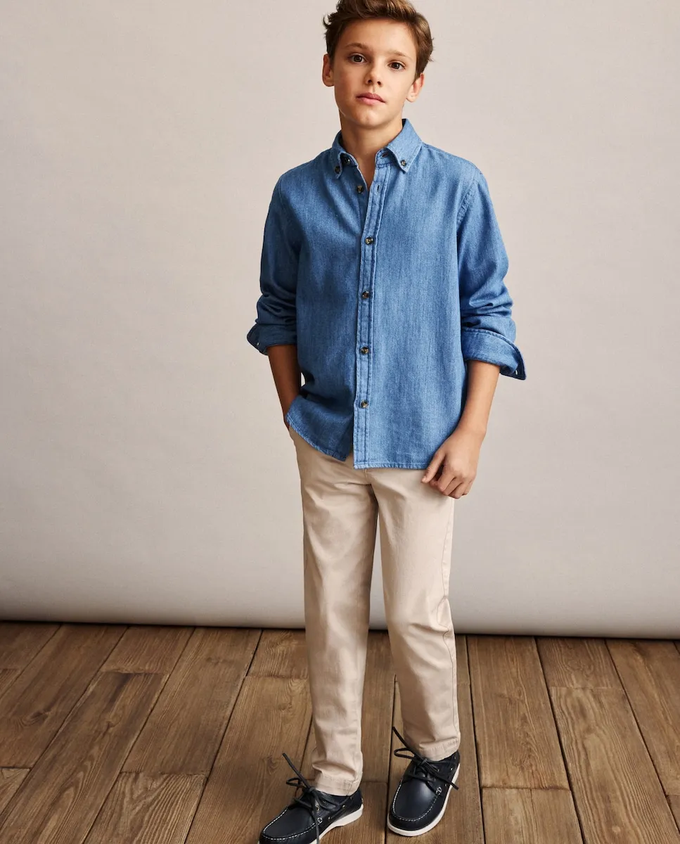 Детские брюки-чинос из промытого саржевого хлопка Coconut El Corte Inglés, серый
Детские брюки-чинос из промытого саржевого хлопка Coconut El Corte Inglés, серый